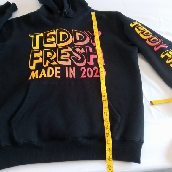 Teddy Fresh Made In 2020 black hoodie Size XL - Picture 4 of 7